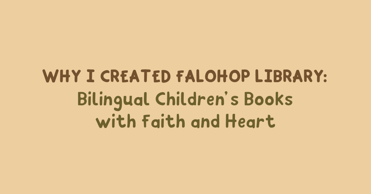 Falohop Library: Why I Started This Journey